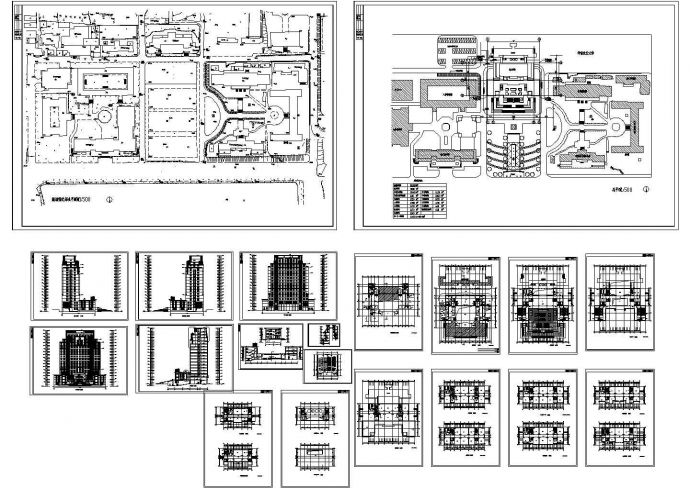华南理工大学技术科学楼（多层砖混结构）设计cad全套建施图（含总平面图）_图1