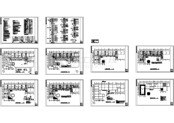 办公楼设计_合肥市某高档幼儿园3层办公楼电气系统设计CAD施工图-图一