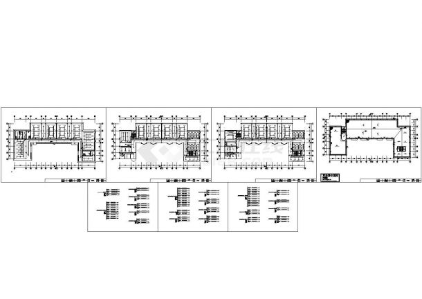 长沙某高级幼儿园3+1层教学楼电气系统设计CAD施工图-图一
