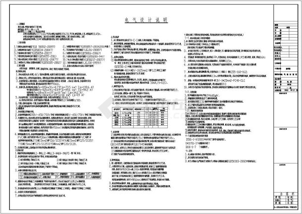 某职业技术学校图书馆配电设计cad全套电气施工图纸（含设计说明，含弱电设计，含消防设计）-图一