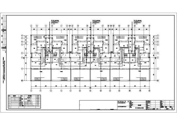 某多层家属楼配电设计cad全套电气施工图纸（含设计说明，含弱电设计）-图一