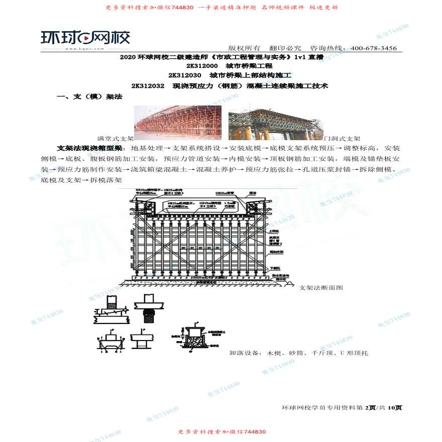 第25讲-现浇预应力桥跨及管涵与箱涵施工技术(一)-图二