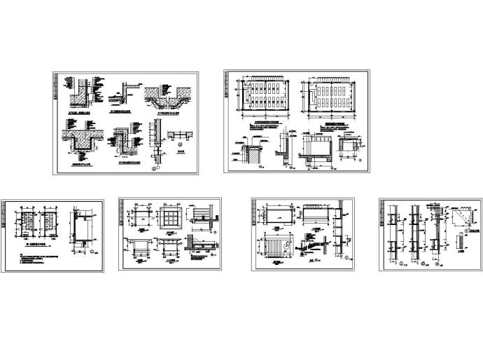 某中学多层框架结构综合实验楼设计cad全套建筑施工图（含施工说明）_图1