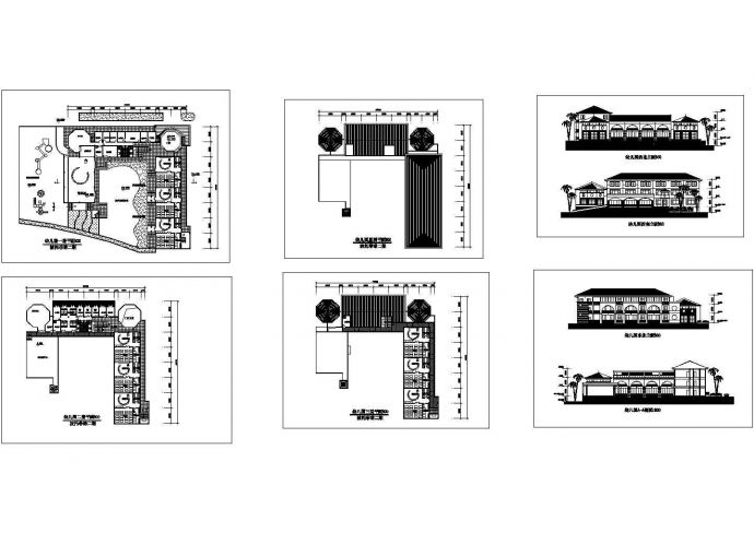某三层幼儿园设计cad建筑方案图纸（甲级院设计）_图1