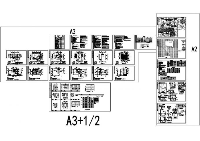 [贵州]某三层独栋别墅建筑设计施工图_图1