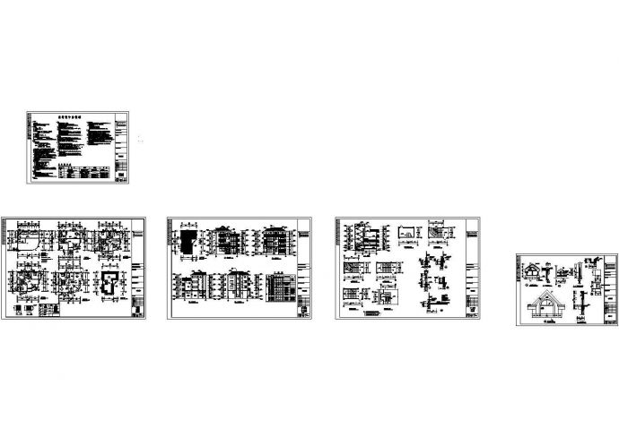 [新农村]某四层自宅别墅建筑设计施工图_图1