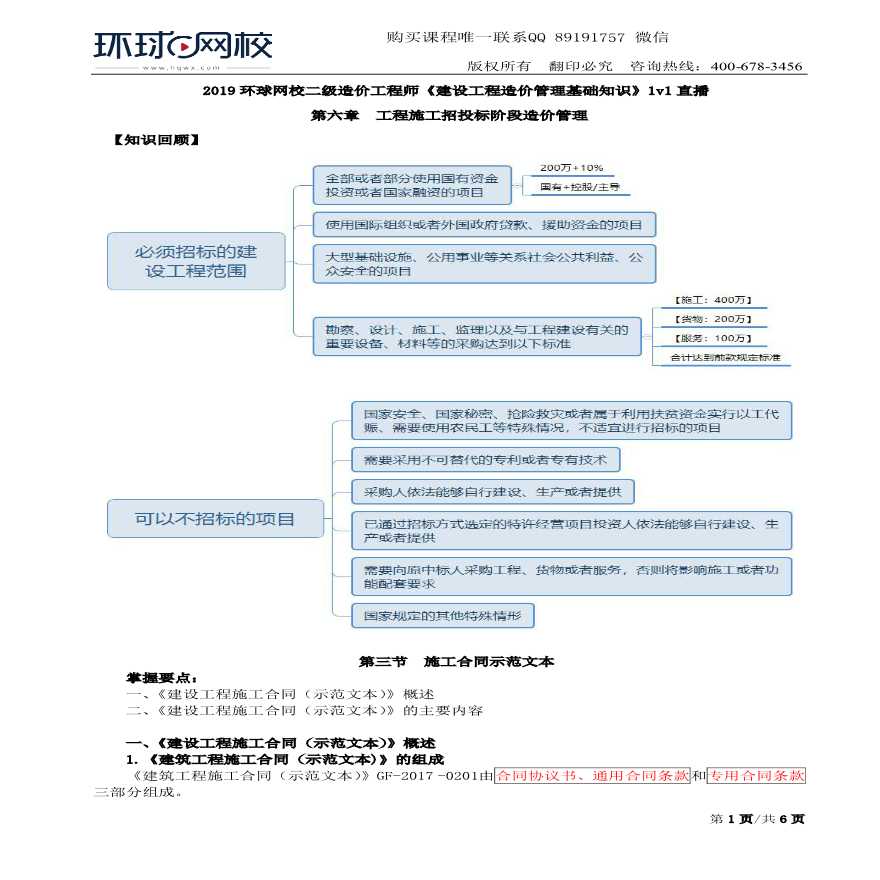 第31讲-施工合同示范文本