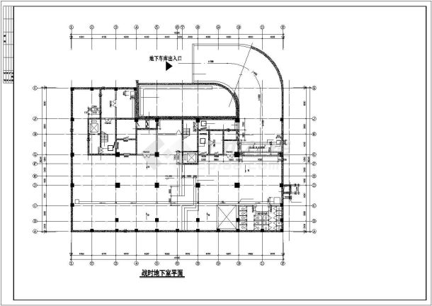 某公司11层综合办公楼建筑施工设计CAD全套图纸-图二
