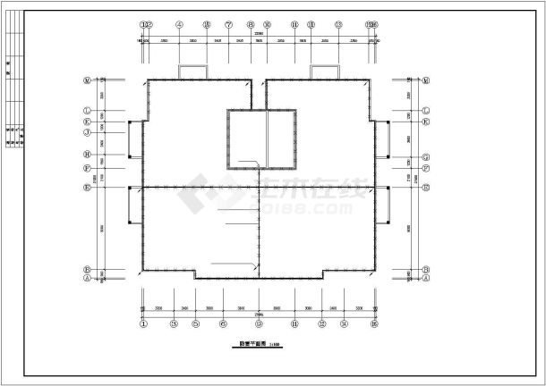 某小区17层住宅建筑施工电气设计CAD全套图纸-图一
