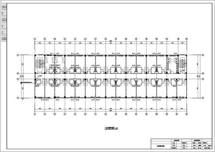 深圳某工厂6100平米6层钢混框架结构宿舍楼给排水系统设计CAD图纸_图1