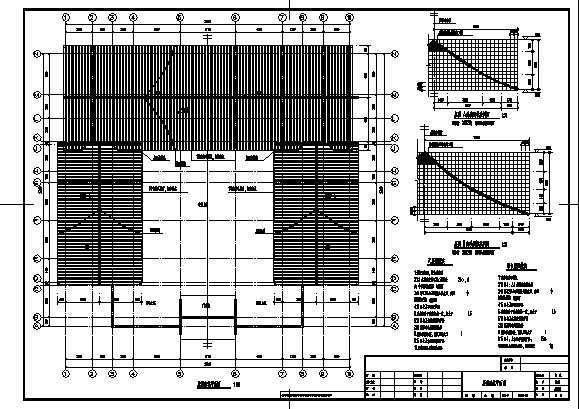 二层仿古四合院建筑施工cad图(带效果图，共九张)_图1