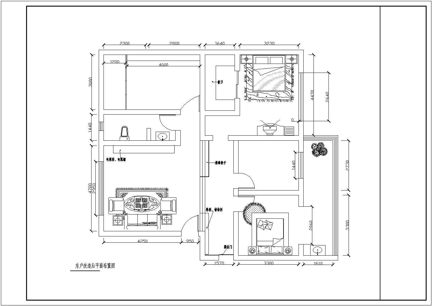 张家港凤凰城全套室内设计装修CAD图纸