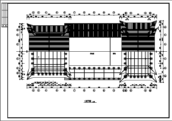 二层中式戏台及祠堂建筑施工cad图(带效果图，共十二张)_图1