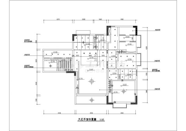 万科雅居乐中央公园样板房装饰施工CAD图纸-图二