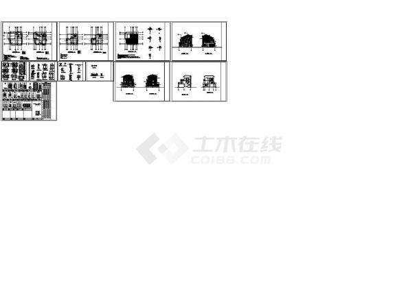 北京某高档私人别墅建筑设计装修施工CAD全套图纸-图一