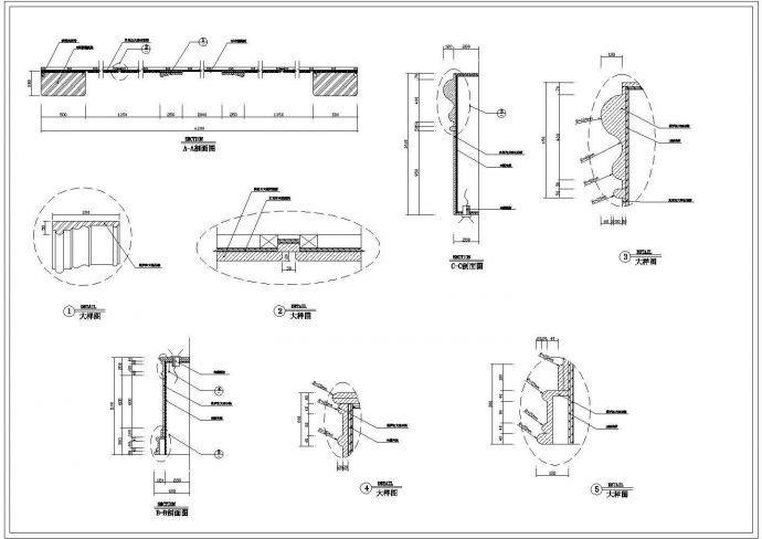 安徽某小区住宅建筑装修施工CAD全套图纸_图1