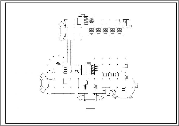 成都某甲级医院4层框架结构门诊大楼全套建筑设计CAD图纸_图1