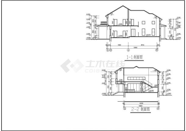 欧式风格私人别墅设计平面布置参考图-图二