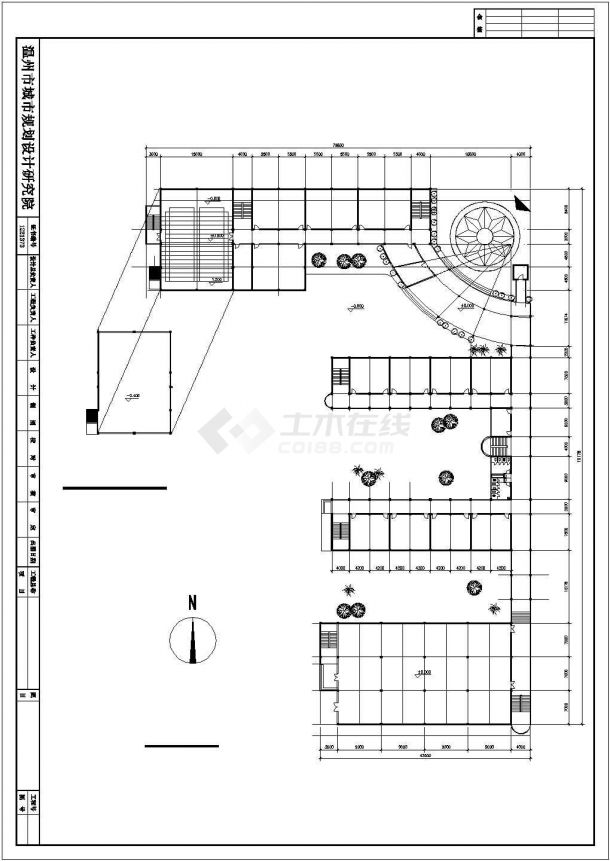 温州百里路小学建筑施工图纸-图二