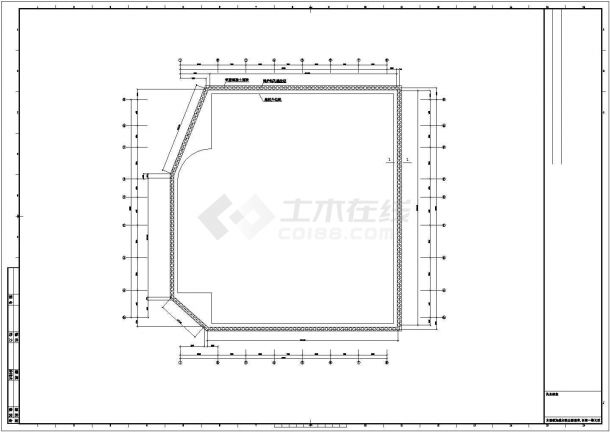 某基坑围护工程设计cad全套施工图纸（含设计说明）-图一