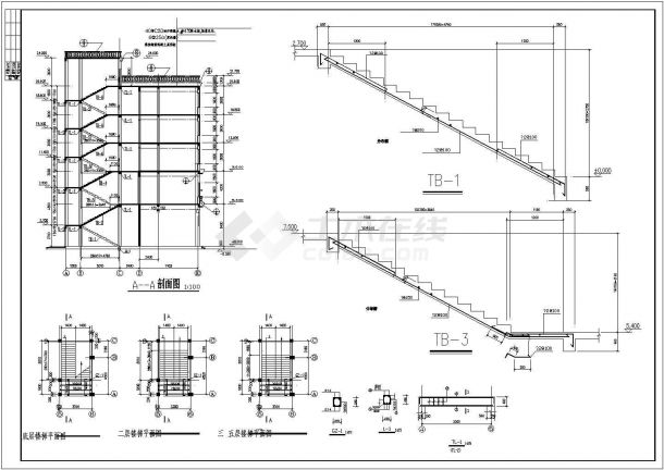 启东市恒大海上威尼斯酒店全套施工设计CAD图纸-图二