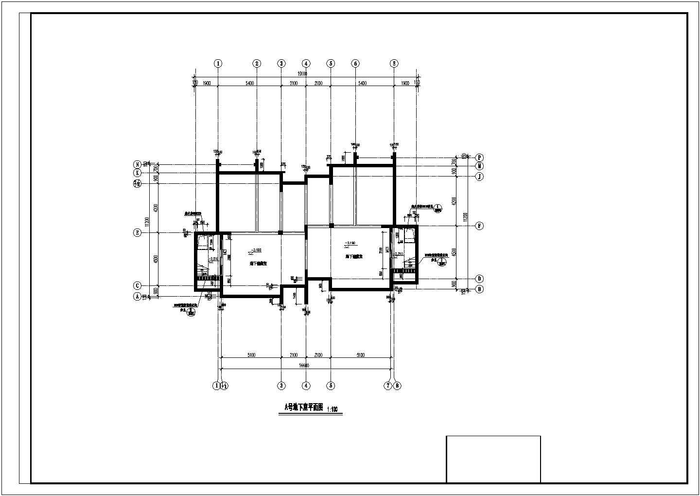 现代豪华别墅建筑CAD参考图纸