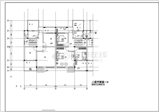 独栋三层别墅全套建筑设计施工图-图二