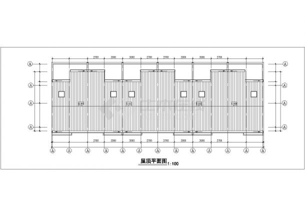 2400平米3层砖混结构公寓住宅楼建筑设计CAD图纸（1层6户）-图二