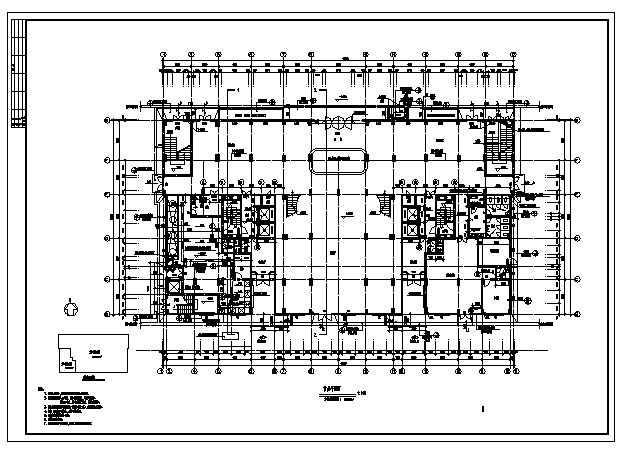 某市十六层带地下室湘江明珠小区住宅建筑施工cad图，共九张_图1