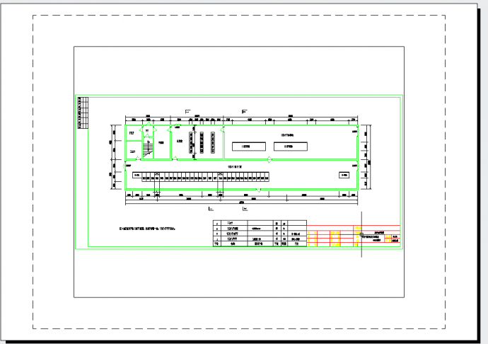 110KV变电站室内配电装置图纸(共6张)_图1