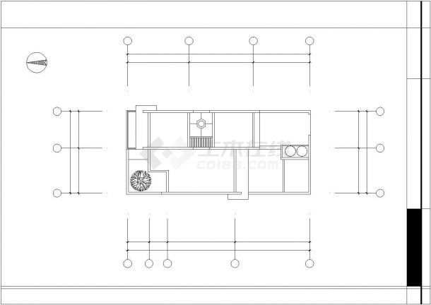 无锡市某拆迁小区5栋住宅楼装修设计CAD图纸-图二
