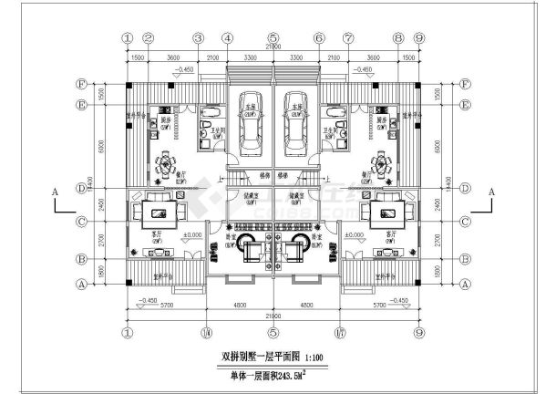 无锡市乐缘恒成建筑设计事务所整体施工设计CAD图纸-图一