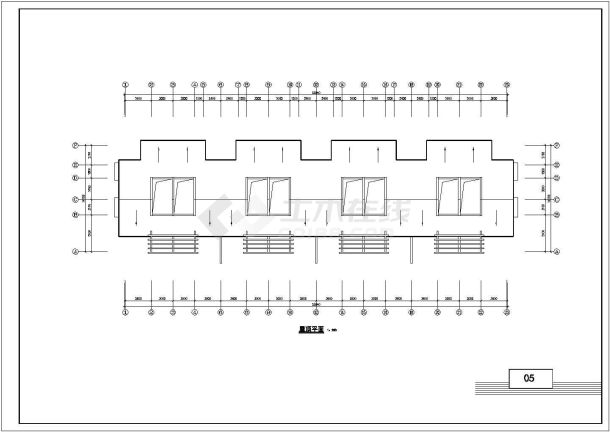 盐城市老城区某小区整体施工设计CAD图纸-图一