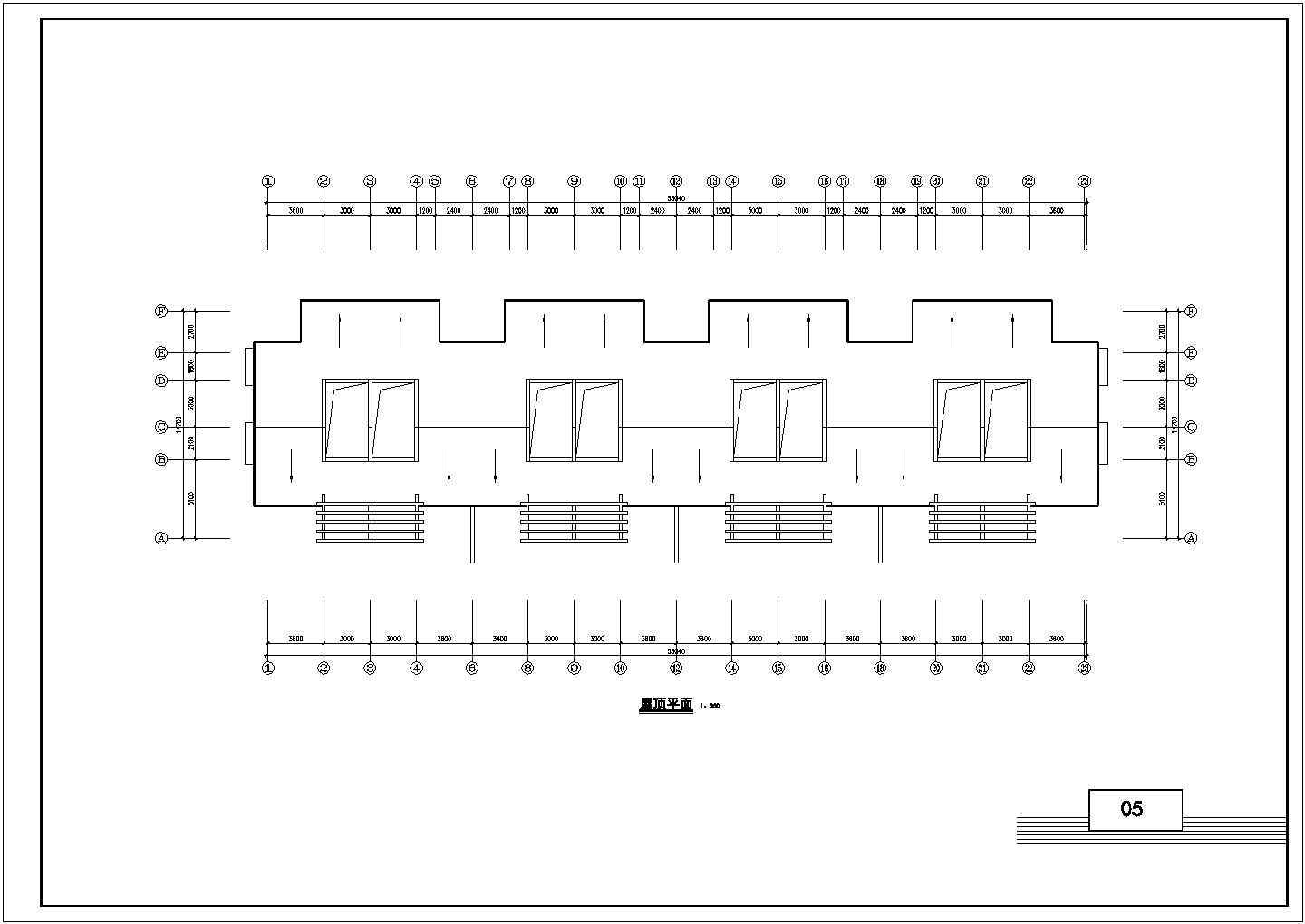 盐城市老城区某小区整体施工设计CAD图纸