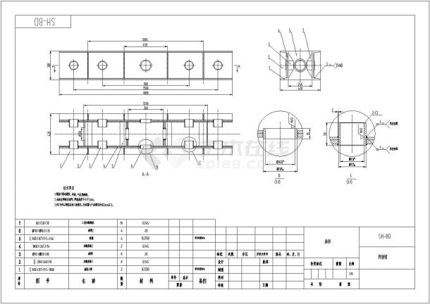 某标准型桥架型起重机生产完整设计施工CAD图纸-图一