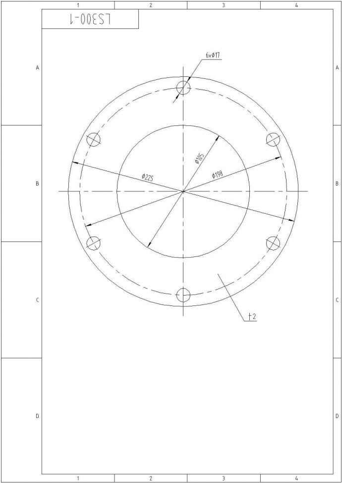 某标准型号LS300螺旋输送机设计施工完整CAD图纸_图1