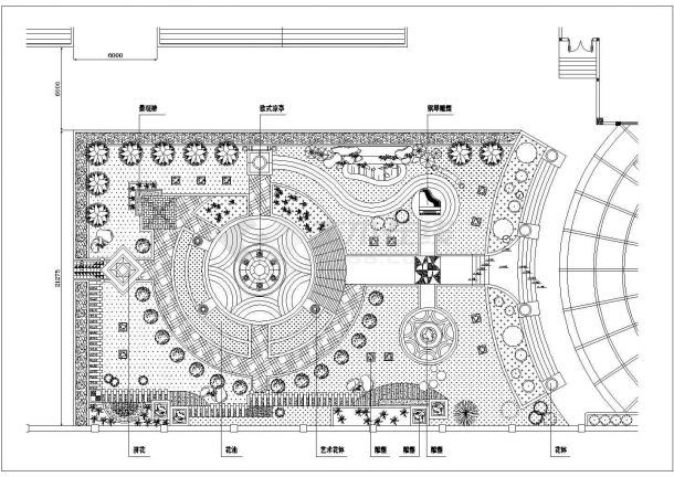 某地区大型石材厂厂区景观工程设计施工完整CAD图纸-图一