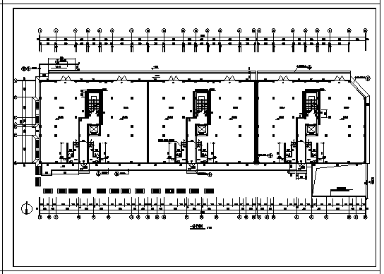 某十一层带地下室住宅楼建筑施工cad图，共十一张_图1