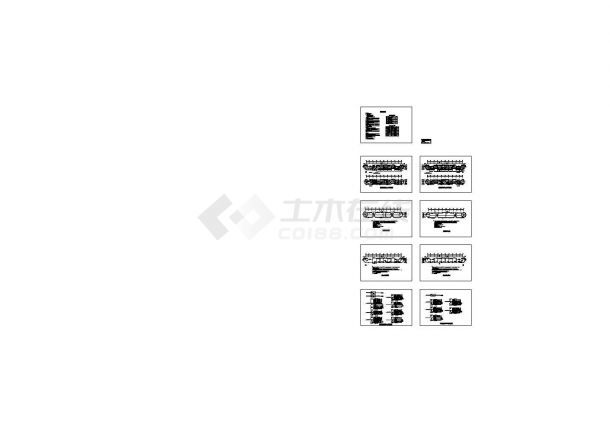 上海某高层商业建筑强弱电系统设计CAD施工图-图一