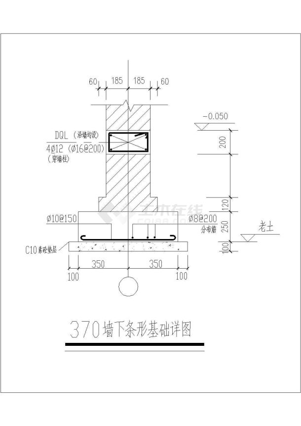 园林景观工程经典照壁设计cad详细施工图（甲级院设计）-图一