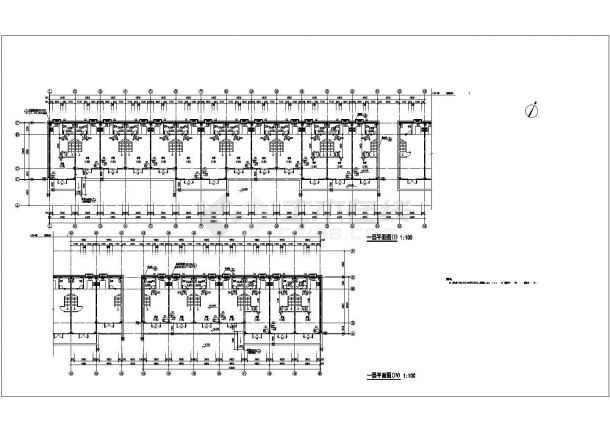 某多层框架结构商铺设计cad全套建筑施工图（甲级院设计）-图二