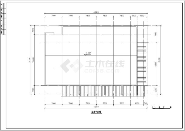 某多层员工食堂建筑设计施工图-图二