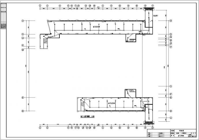 某中学五层框架结构教学综合楼电气设计cad全套施工图（含设计说明，含强电、弱电设计）_图1