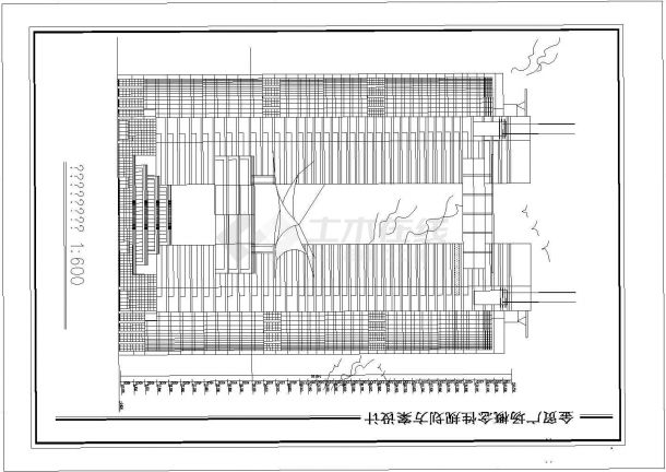 重庆金贸广场设计cad全套建筑方案图纸（标注详细）-图二