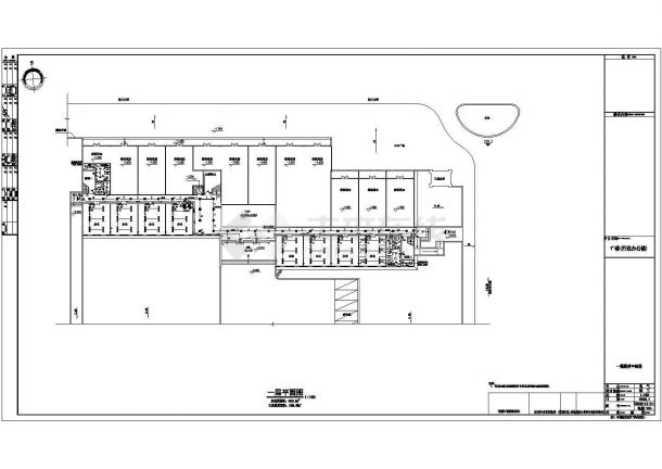 某学校四层行政办公楼配电设计cad全套电气施工图（含设计说明，含弱电设计）-图二