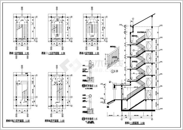枝江市枫岸华庭A11号楼建筑施工设计CAD图纸-图二
