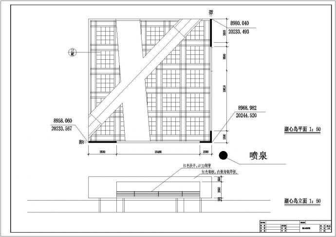 广东某工厂改造公园景观设计施工全套CAD图_图1