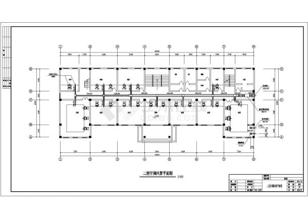 某多层综合楼中央空调设计cad全套施工图（含设计说明）-图二