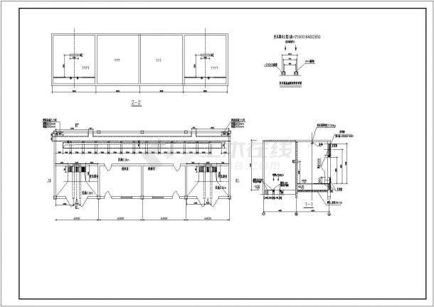 典型油浸变压器室设计cad施工布置图（标注详细）-图二