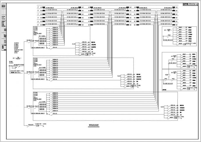 某小区多层住宅楼配电设计cad整套电气施工图（含设计说明，含弱电设计）_图1